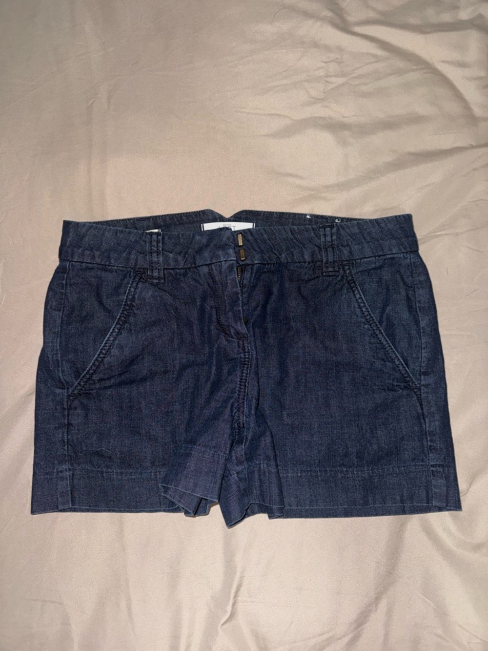 LOFT Dark Blue Denim Shorts